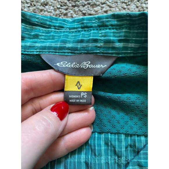 Green Eddie Bauer vented hiking/fishing shirt - Picture 9 of 9